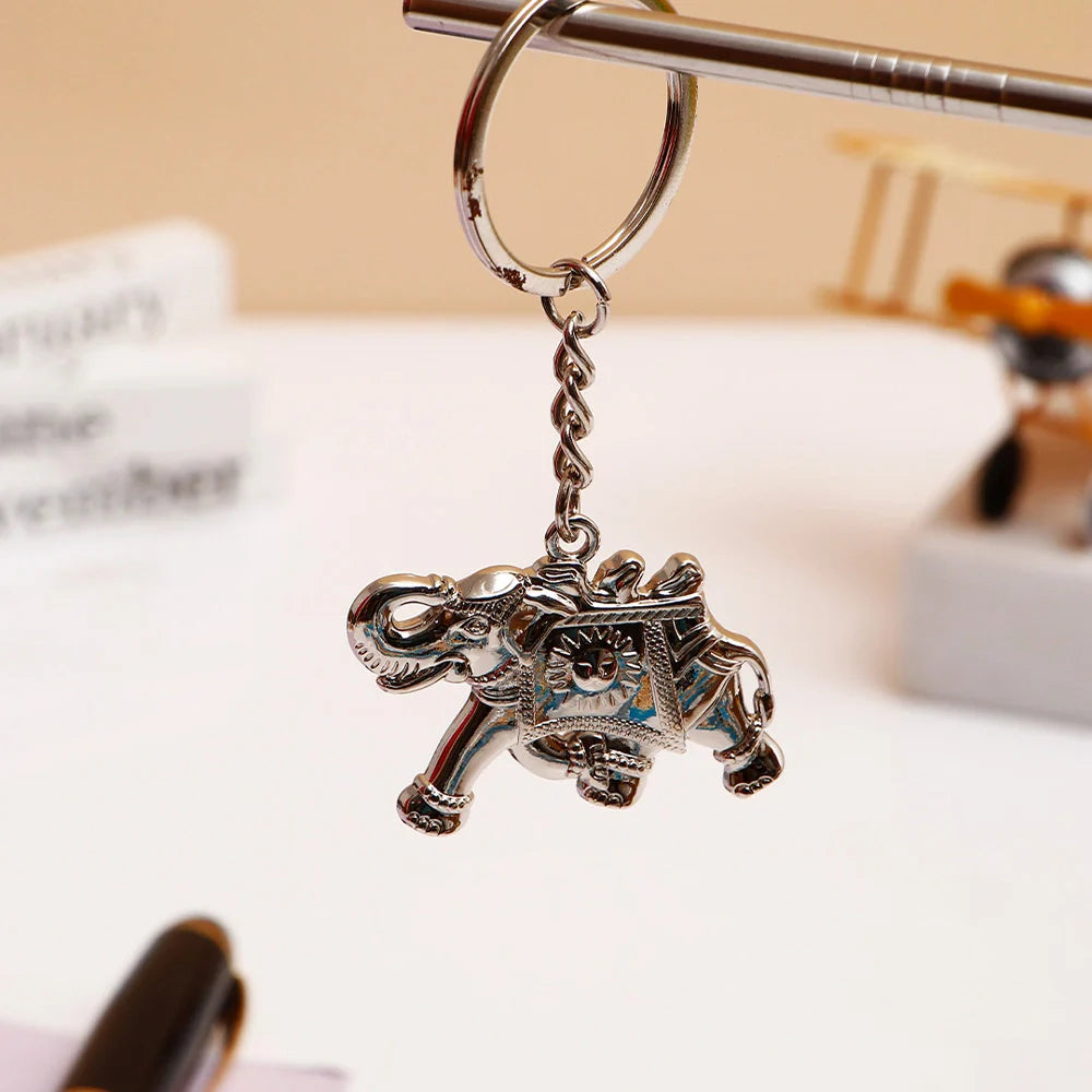 Sun Elephant Keychain