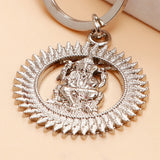 Ganesha Sunburst Keychain