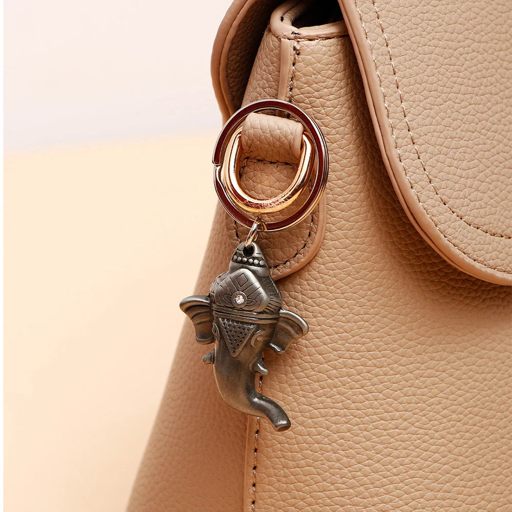 Ganesha Metal Keychain