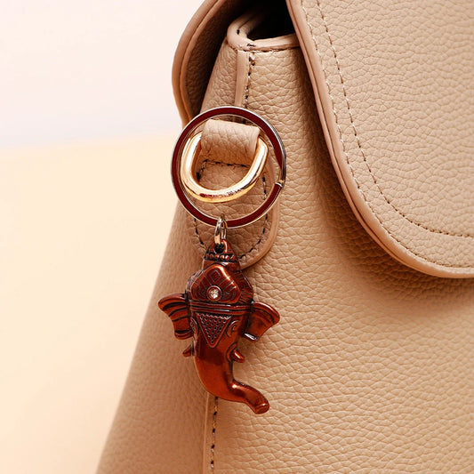 Bronze Lord Ganesha Keychain