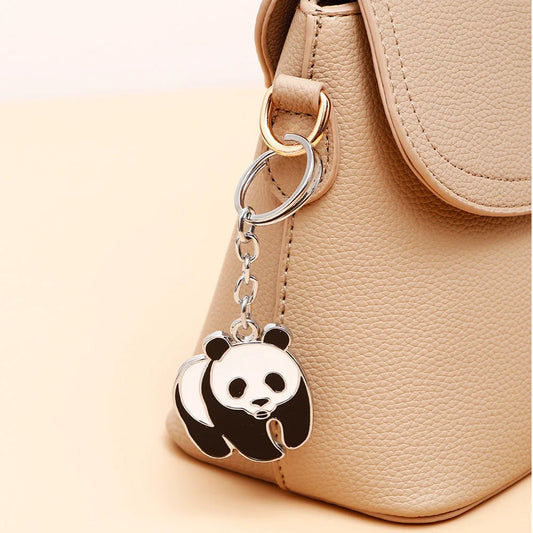 Panda Metal Keychain