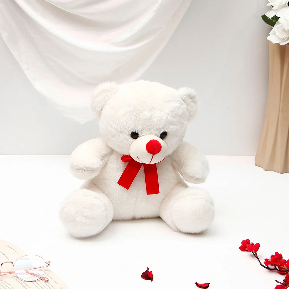 Adorable LED  White Mini Teddy Bear