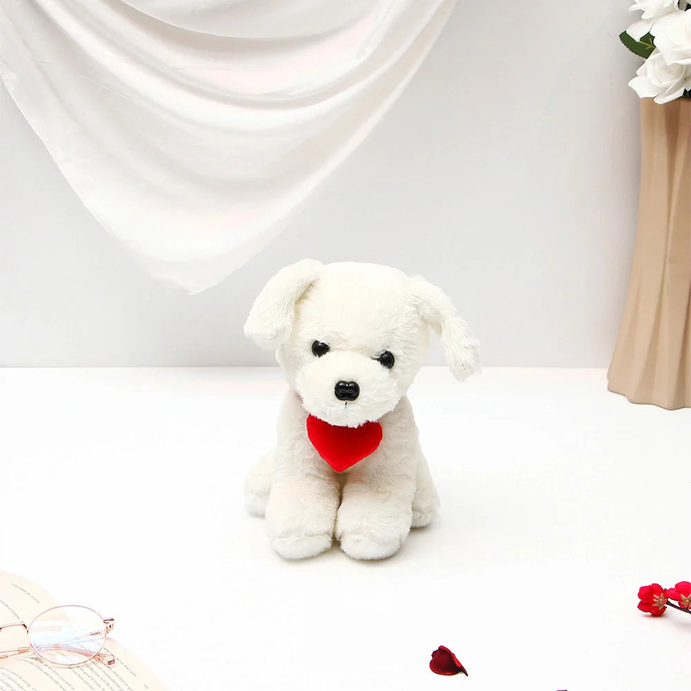 White Pup Mini Soft Toy