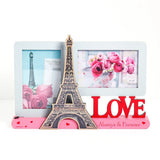 Eiffel Tower Dual Photo Frame
