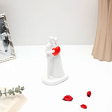 Couple with Heart Couple Figurine Showpiece