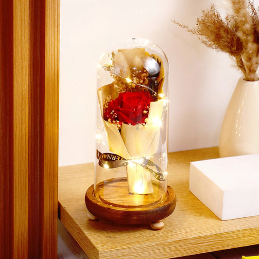 Eternal Rose Glass Dome