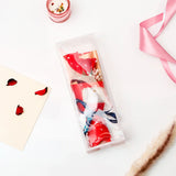 Crimson Love Single Rose Artificial Flower Bouquet