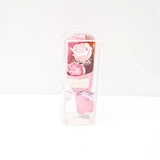 Soft Pink Single Rose Artificial Flower Bouquet