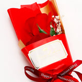 Romantic Single Red Rose Artificial Flower Bouquet