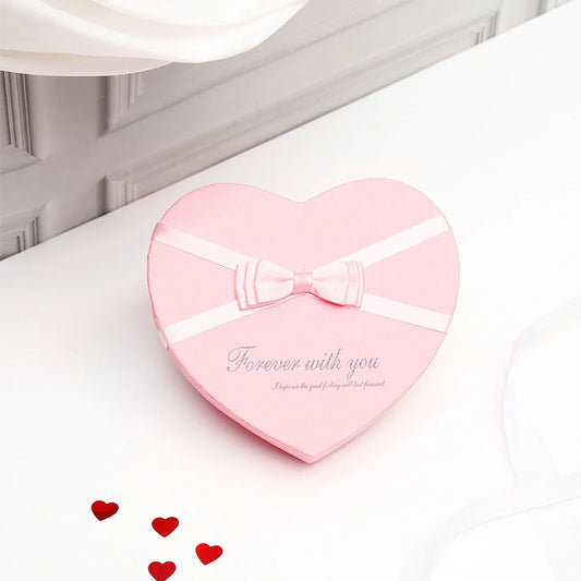 Pink Heart Valentines Jewellery Gift Box