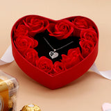 Red Heart Jewellery Box With Ferrero Rocher