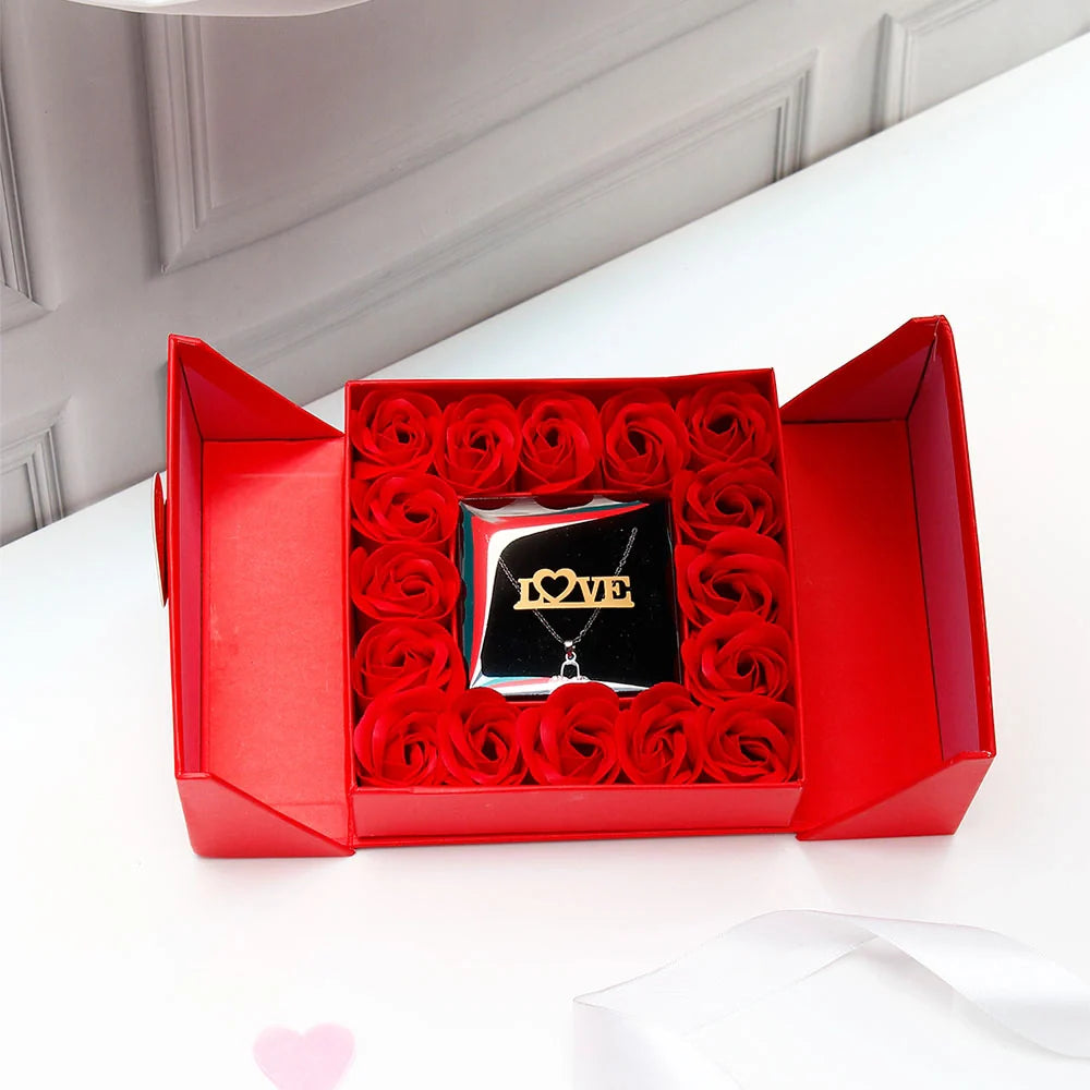 Valentines Red Jewellery Gift Box