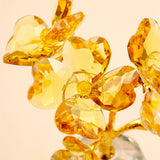 Archies Golden Yellow Crystal Multi-Bloom Figurine