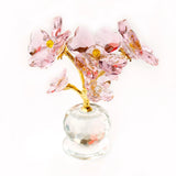 Archies Pink Crystal Multi-Bloom Figurine