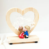White Heart of Love LED Showpiece