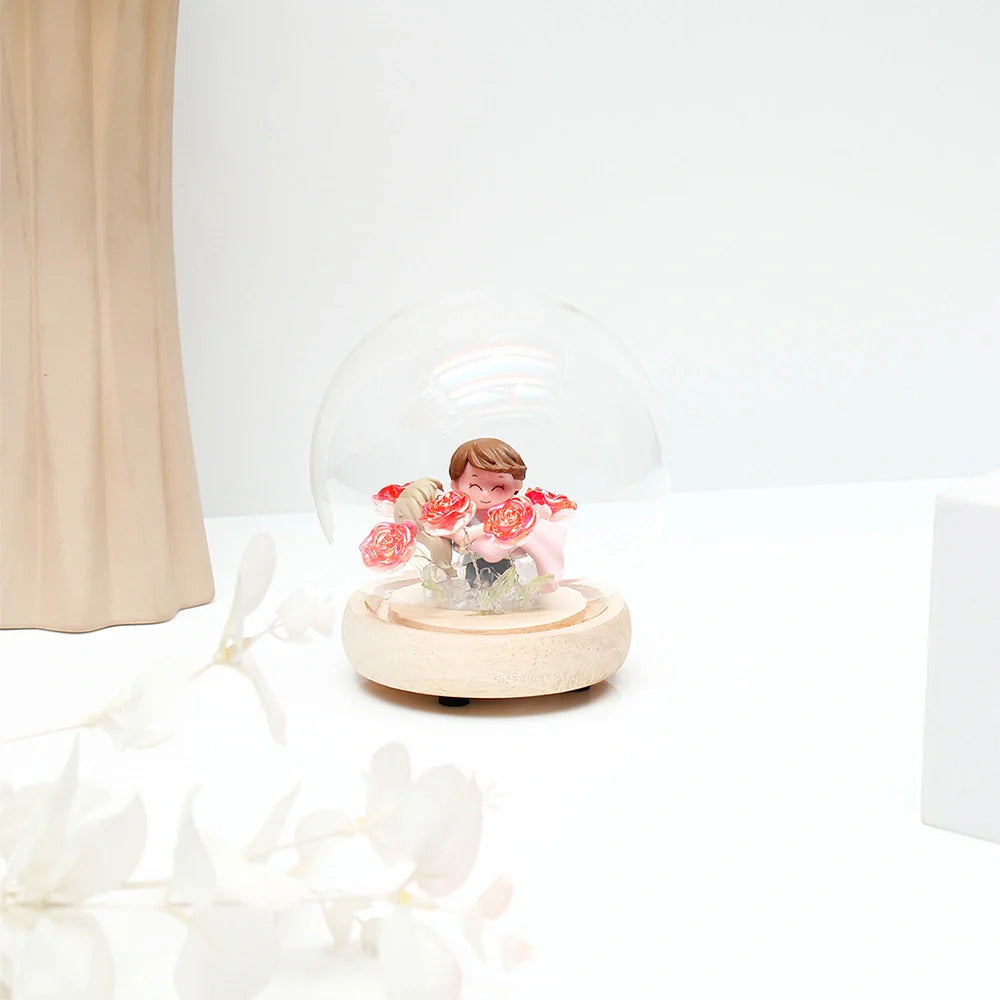 Forever Blooms LED Globe