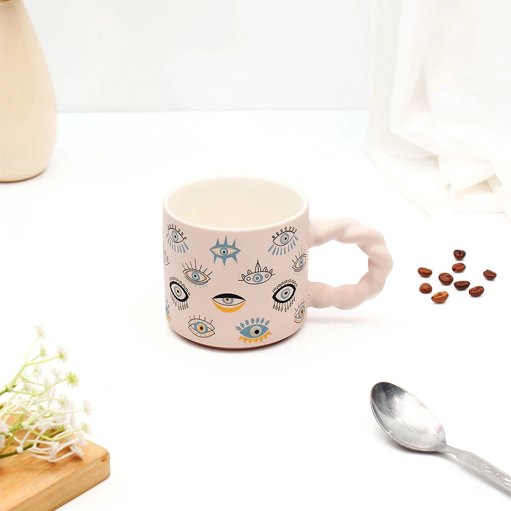 Protective Pink Evil Eye Mug