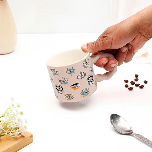 Protective Pink Evil Eye Mug