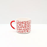 Love Red Ceramic Big Mug