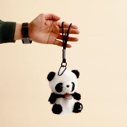 Mini Panda Plush Keychain Soft Toy