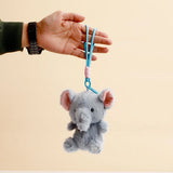 Mini Elephant Plush Keychain Soft Toy