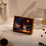 Twilight Love LED Wooden Shadow Box Frame