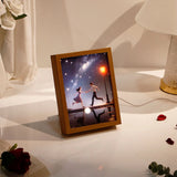 Enchanted Moments LED Wooden Shadow Box Frame