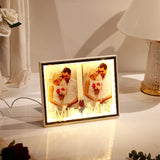Twin Space Romantic LED Photo Frame