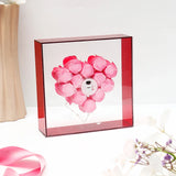 Romantic Pink Roses LED Floral Display