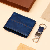 Black Tie Set With Blue Wallet Set And IKYK Perfume Set