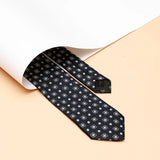 Premium Men's Tie Gift Set in Wooden Box - Black
