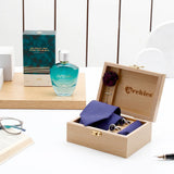 Blue Tie Set With Ajmal Scent Of the Ocean