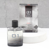 Blue Tie Set With Archies Black Diamond Perfume