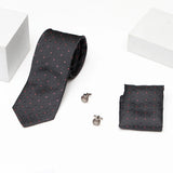 IKYK Perfume Gift Set With Premium Midnight Black Tie Set
