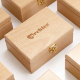 Premium Men's Tie Gift Set in Wooden Box - Red