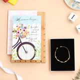Beautiful Women's Day Greeting Card With Bracelet