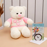Beautiful Women's Day Greeting Card With Teddy