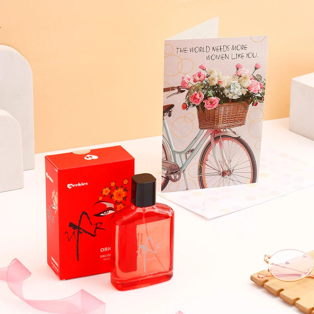 The Women You Are Women's Day Card With UXR Perfume