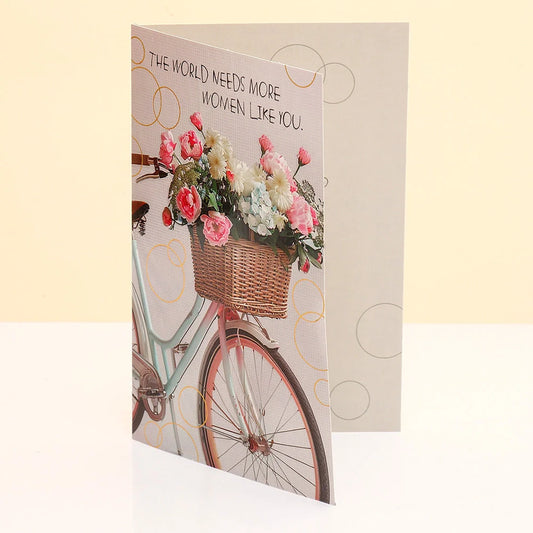 The Women You Are Women's Day Greeting Card With Bracelet