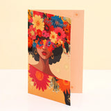 Pretty Women Women's Day Greeting Card With Mug