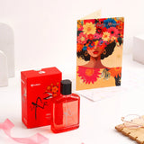 Pretty Women Women's Day Card With UXR Perfume