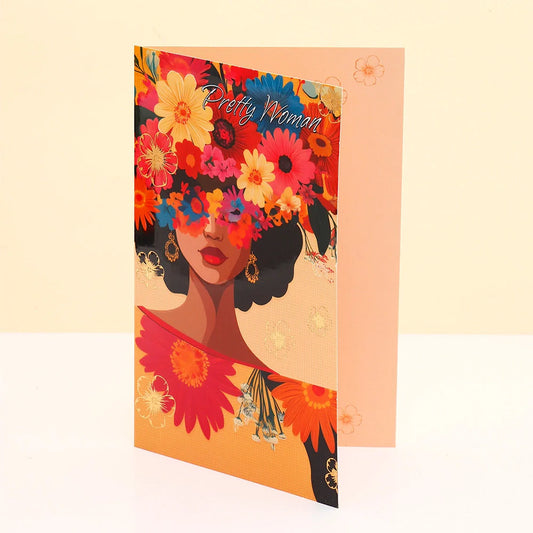 Pretty Women Women's Day Greeting Card With Bracelet