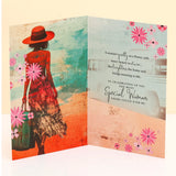 What Is A Women Women's Day Card With Gals Perfume