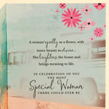 What Is A Women Women's Day Card With Gals Perfume