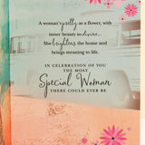 What Is A Women Women's Day Greeting Card With Teddy
