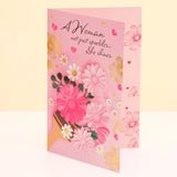 She Shines Women's Day Greeting Card With Chocolate