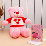 She Shines Women's Day Greeting Card With Teddy