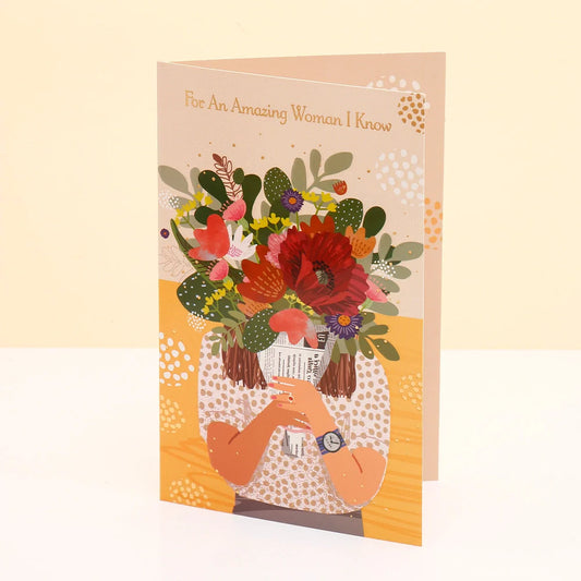 Wonderful Women's Day Greeting Card With Chocolate
