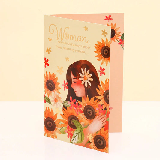 You Are Special Women's Day Greeting Card With Chocolate