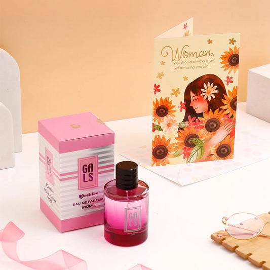 You Are Special Women's Day Card With Gals Perfume